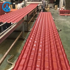 Chine ASA Synthetic Resin China Fabricant de matériaux de carreaux de tôle de toiture en pvc en pvc fabricant