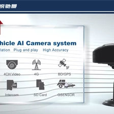 Çin Kamyon Otobüs Arabası için Sürücü Yüz Analizi DSM Dashcam üretici firma