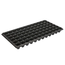 porcelana 72 celdas mejor tomate brócoli calabaza negro PS bandejas de semillas de jardinería profundas de plástico para la venta fabricante
