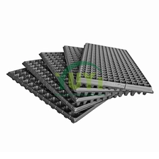 China Cheap 50 72 104 105 128 200 Cells Black Polystyrene Plastic Plug Seed Starting Grow Germination Tray manufacturer
