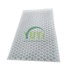 China Cores personalizadas, resistente a UV, plástico PET reutilizável, mudas de arroz em casca, jogando bandeja de sementes de pára-quedas fabricante