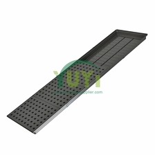 China Bandeja de cultivo agrícola personalizada 4x4 4x8, equipamento de hidroponia de plástico ABS vertical longo interno para fazenda urbana com cobertura de plantio fabricante