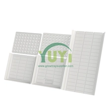 China Bandeja hidropônica EBB e mesa de fluxo multicamadas de crescimento vertical de plástico ABS personalizado para plantas fabricante