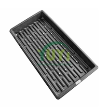 China Greenhouse Nursery Heavy Duty Microgreens Seedling Sprouting Plastic 1020 Bottom Trays With and Without Holes manufacturer
