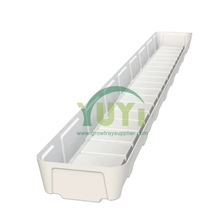 Chine Systèmes de gouttières verticales légumes de fraise profonde hydroponic nft cultiver pour la serre Hidroponik aquaponic fabricant