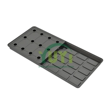 China. Mitindo mikubwa 2x4 miguu abs ya plastiki inakua tray na kifuniko kwa kilimo cha hydroponic cha wima cha viungo na mboga mboga Mzalishaji