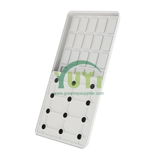 Chine Plateau d'inondation 2x4 à usage lourd avec couvercle grand rectangle matériau ABS BRAY pour un système de plantation hydroponique intérieur vertical fabricant