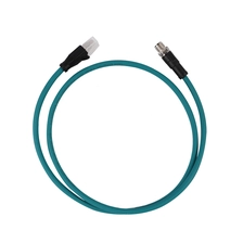China M12 X-Code 8-poliger Stecker auf RJ45-Kabel Cat6a Hersteller