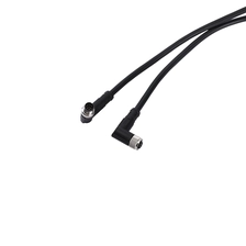 Chiny M8 8-pinowy męski kabel z pojedynczym zakończeniem pod kątem prostym producent
