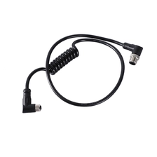 China M8 auf M12 3 4 5 8 Positionen Stecker auf Buchse rechtwinkliges einziehbares Spulenkabel Hersteller
