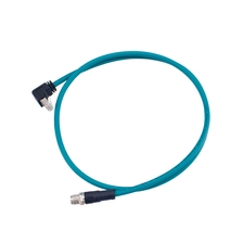 China M12 X-kodiertes Cat 6A RJ45 rechtwinkliges Kabel Hersteller