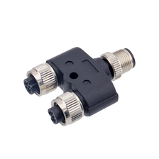 China M12 5P Zweiwege-T-Kupplungsbuchse Hersteller