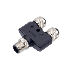 China M12 6P ein kodierter männlicher Y-Kupplungsstecker Hersteller