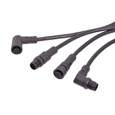 Cina M12-A 3 4 5 6 8 12 Connettori 17 poli con ghiere filettate in plastica produttore