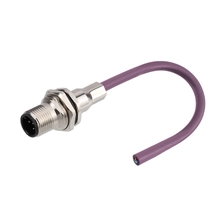 China M12 4-Pin Panel Mount PG9 thread 0.3m cable manufacturer
