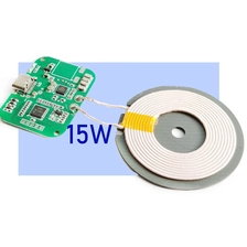 porcelana Qi EPP 15W fast charging wireless charger PCBA module PD QC3.0 type-C port adapter wireless charging pcba - COPY - rgje1a fabricante