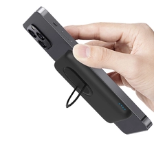 China 15W schnelles tragbares Mobiltelefon schlanke magnetische Powerbanks kabelloses Ladegerät Halter Magnet Multifunktions-Powerbank Hersteller