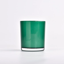 China Metal cracked electroplating glass candle holders for 10oz candle filling manufacturer