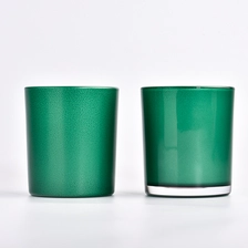 China Wholesale Metal painting glass candle jars for 8oz 10oz 12oz candle filling manufacturer