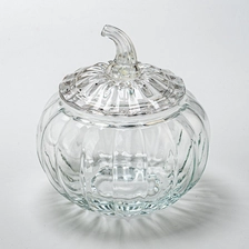 China Glass Pumpkin Glass Jars with Lids for 25oz candle filling for Halloween manufacturer