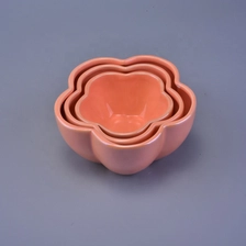 China glazed ceramic candle holders with custom designs manufacturer