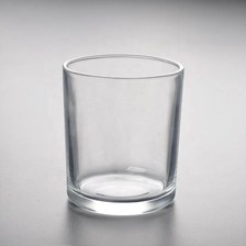 China 12 OZ glass candle jar, cylinder glass candle container clear manufacturer