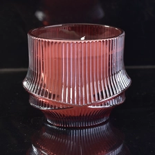 China Manufacturer Sunny design antique empty glass candle holder container 6 oz 8 oz manufacturer