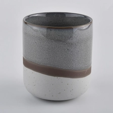 China gray transmutation glaze ceramic container, unique bottom ceramic vessel manufacturer