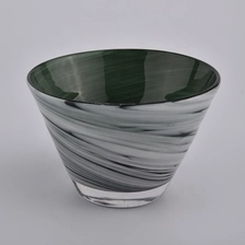 China wholesale empty candle jars with cloudy finish manufacturer