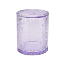 China 10 oz Supplier purple tealight glass holder jar for candle with doom manufacturer