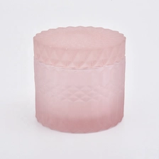 China Matte recycled votive candle holders glass candle bottles with lid home decoration manufacturer