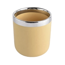 China milky yellow glazed ceramic candle holders manufacturer