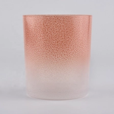 China Home decor Gradient votive glass jar candle in bulk 6oz 8oz 10oz manufacturer