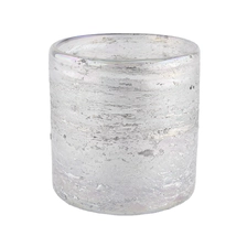 China Hot sales luxury empty silver mercury glass candle jar holder with luxury box manufacturer