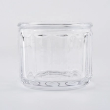 China 8oz crystal glass candle jars with lids manufacturer