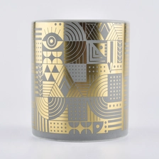 China Decorative ceramic candle jars with various glazing manufacturer