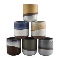 China empty new ceramic jars for candle making manufacturer
