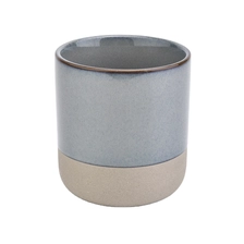 China color glazed ceramic candle vessel curved bottom candle jar 12oz manufacturer