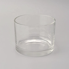 China 3 wick glass candle container, big capacity glass candle holder and lid manufacturer