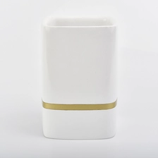 China concrete candle container, square concrete candle jar for home decor manufacturer