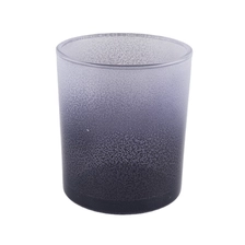 China Hot sales China luxury grey empty candle container glass jar 6oz 8oz manufacturer