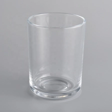 China 8oz cylinder glass candle jars with low MOQ manufacturer