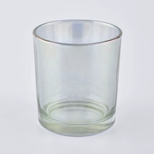 China 5oz holographic candle jar iridescent glass manufacturer