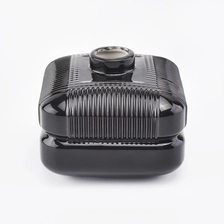 China glossy black ceramic bottle, diffuser bottles for home decoration manufacturer