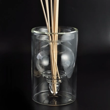 China Sunny scented cylinder Glass Aroma Bottle Reed oil Diffuser bottles manufacturer