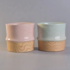 China Antique ceramic votive empty ceramic container for candles manufacturer
