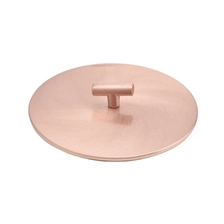 China T design Custom round pink metal lids cover for candle jar holders manufacturer