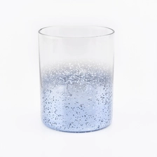 China luxury glass vessel for christmas season, mercury glass jar home decoration manufacturer