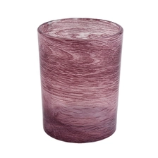 China customized unique decorative glass candle jars manufacturer