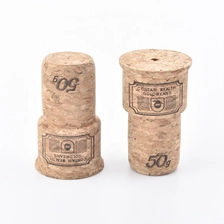 China Custom glass bottle cork stopper OEM manufacturer